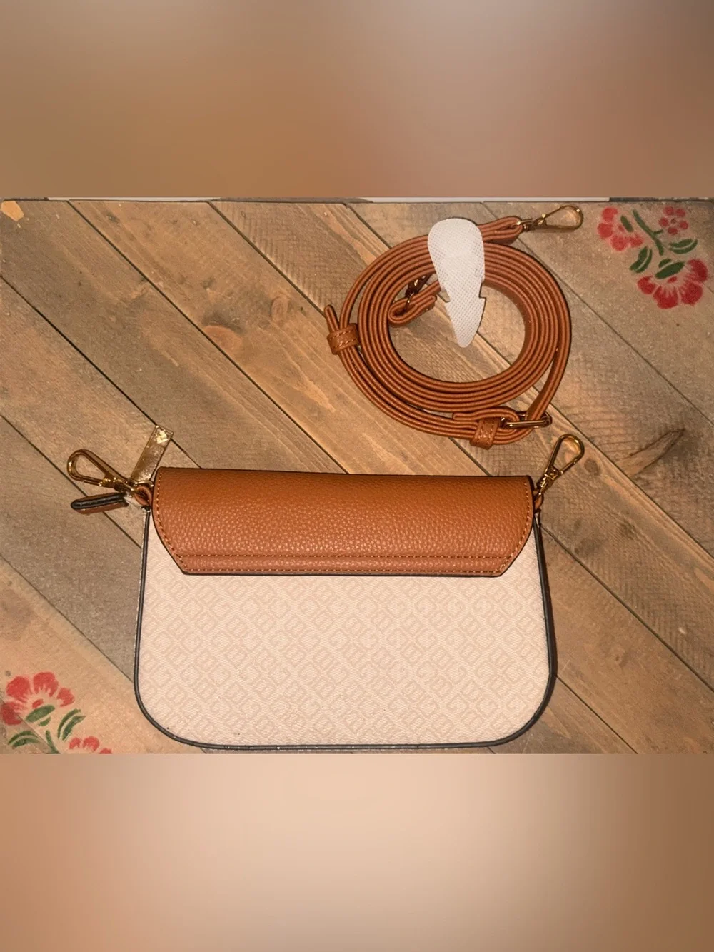 ✨ NWT Briganti BRI-MO2506 Shoulder Bag - Natural/Hueso ✨